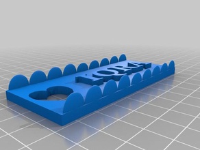 key chain 3d printing 3d print model - Mito3D