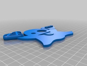 hayalet plaka 3d baskı 3d print model - Mito3D