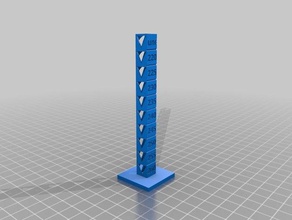 temp Kalibrierung Turm esun abs, schwarz 3d-Druck-tests kundengebundene 3d print model - Mito3D