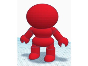 cartoon figure basic - complete toy & game accessories gaming miniature 3d print model - Mito3D