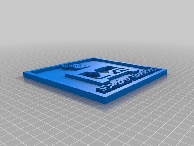 3d maker rencontres coaster ménage 3D print model - Mito3D