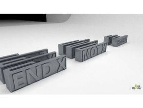 reprap printer tags 3d accessories name tag 3d print model - Mito3D