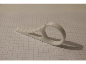 dünner non-leathal Türanschlag multitool Haushalt 3d print model - Mito3D