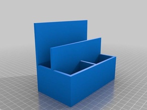 my customized remote holder 4 2 containers 3d print model - Mito3D