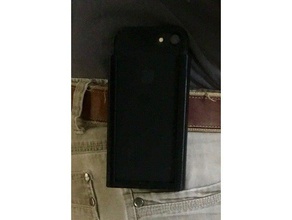 funda caso del iphone 7 de apple silicona el teléfono móvil la iphone7 3d print model - Mito3D