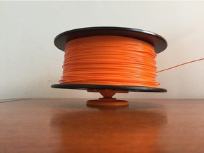 yatay filament tutucu 50mm biriktirme skate board taşıyan 3d yazıcı parçaları baskı anet a8 filaman prusa i3 zonestar 3d print model - Mito3D