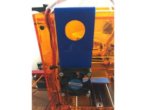 fabrikator mini 45 mm ventilateur titulaire de 2 pcs L'imprimante 3d pièces 3d print model - Mito3D