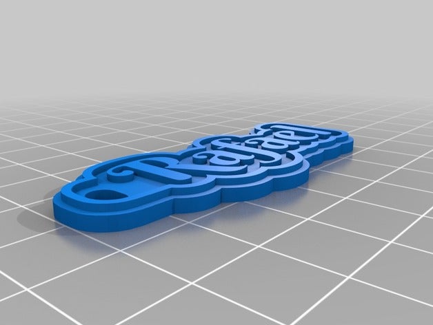 rafael 2mm keychains customized 3D print model - Mito3D