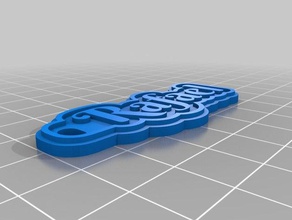 rafael 2mm llaveros personalizado 3d print model - Mito3D