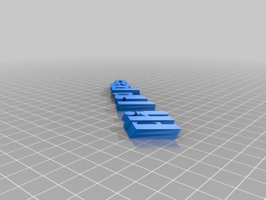 philippe Anahtarlık keyfob benim organizasyon özelleştirilmiş 3d print model - Mito3D