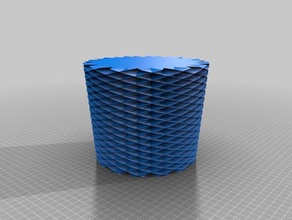 carol3my angepasst star ellispe polygon-Stift vase Blumentopf Schöpfer Dekor kundengebundene 3d print model - Mito3D