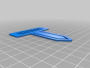my customized bookmark paper clip office 3d print model - Mito3D