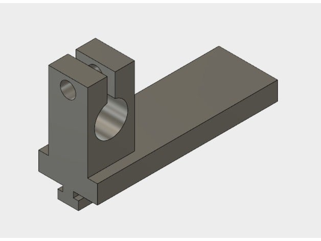 rod support 8mm makerbeamxl Teile makerbeam 3D print model - Mito3D