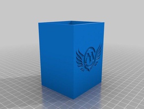 deck box mtg toy & game accessories flying magic gathering 3d print model - Mito3D
