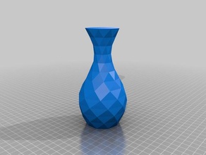 oliver paramétrique faible aléatoire poly sinus vase les mathématiques de l'art personnalisé 3d print model - Mito3D