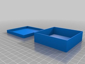 parametrik yuvarlak kutu özelleştirilmiş kaplar 3d print model - Mito3D