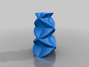 oliver Stern ellispe polygon-Stift vase Blumentopf Schöpfer Dekor kundengebundene 3d print model - Mito3D