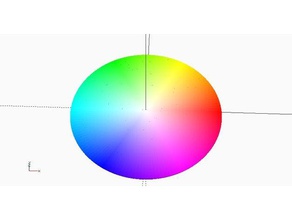 openscad biblioteca de colores aprendizaje personalizador 3d print model - Mito3D