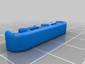 paramétrique tube clip pièces 3d print model - Mito3D