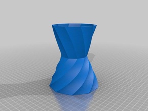oliver nana legal espiral vaso decoração personalizado 3d print model - Mito3D