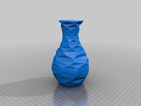 oliver nana 2 low aléatoire poly sinus vase les mathématiques de l'art personnalisé 3d print model - Mito3D