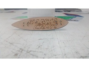 laser cut fingerboard longboard toys & games 3d print model - Mito3D