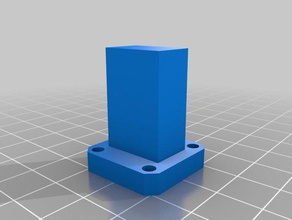 my customized waveguide coax adpater customizer electronics 3d print model - Mito3D