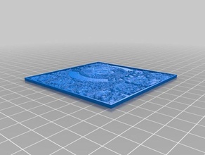 neals signlithophane parametrized length thickness 2d art customized 3d print model - Mito3D