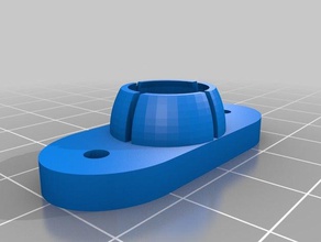soquete 10 mm 360 frontal traseira do robô roda robótica 3d print model - Mito3D