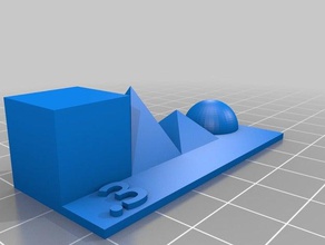 altura de capa demostración La impresión en 3d las pruebas la educación enseñanza 3d print model - Mito3D