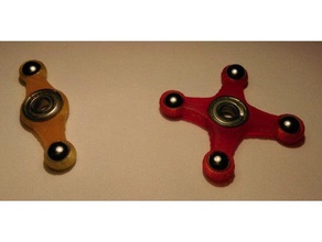 magnet ball bearing spinner fidget update 1 inch gadgets 3d print model - Mito3D