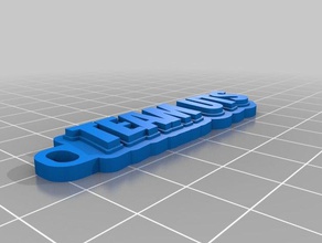 team uts keychains customized 3d print model - Mito3D