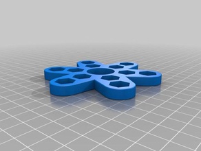 5 16 écrou hex fidget spinner 6 paramètres jouets & jeux personnalisé 3d print model - Mito3D