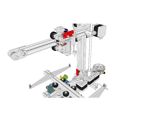 z toccare il sensore con 1 interruttore a chiave brugola da 3mm Stampante 3d parti bltouch di livellamento raggiungere reach3d 3D print model - Mito3D