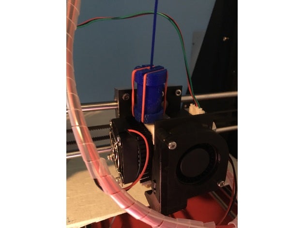 apertura filamento del filtro Stampante 3d accessori pulitore per la polvere cleaner 3D print model - Mito3D