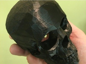 3 4 moon skull math art customized 3d print model - Mito3D