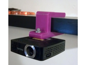 mensola staffa piccolo proiettore fotocamera 3d print model - Mito3D