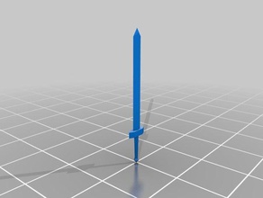 4d kılıç sahne macera zamanı 3d print model - Mito3D