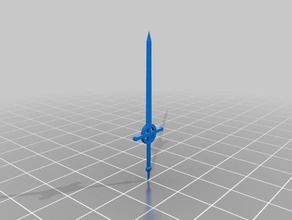 demon sword props adventure time 3d print model - Mito3D