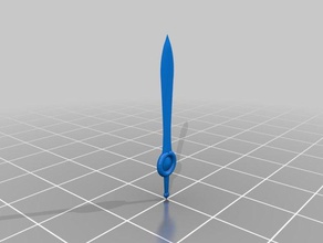 fin kılıç sahne macera zamanı 3d print model - Mito3D