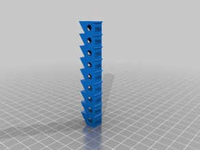 Temperatur-Kalibrierung Turm anycubic pla 3d-Druck-tests 3d print model - Mito3D