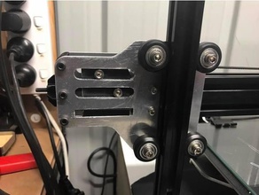 belt tensioner pulley tevo tarantula - x axis alloy sides 3d printer parts 3d print model - Mito3D