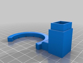 extrusora fanduct pequeño anet a8 Impresora 3d de las piezas refrigeración conducto el ventilador 3d print model - Mito3D
