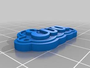 llavero eva Schlüsselanhänger kundengebundene 3d print model - Mito3D