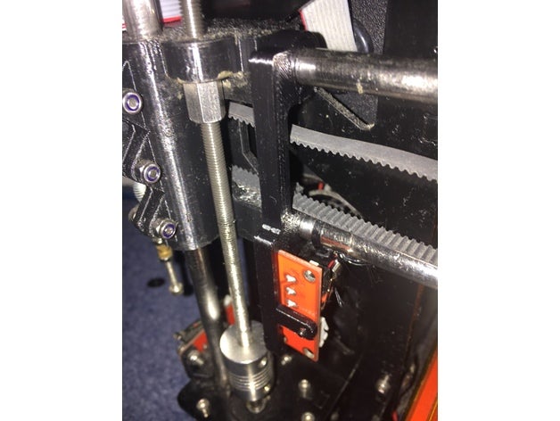 prusa p3steel x ekseni endstop sahibi i3 3d yazıcı parçaları yeniden işleme x-ekseni 3D print model - Mito3D