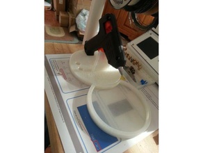 glue gun stand organization crafts holder hot 3d print model - Mito3D