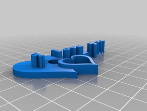 corazon organización personalizado 3d print model - Mito3D