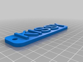 kissy signs & logos customized 3d print model - Mito3D