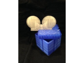 minnie mouse caixa recipientes 3d print model - Mito3D
