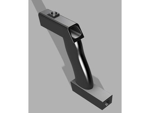 metal detector shaft deus xp sport & outdoors 3d print model - Mito3D